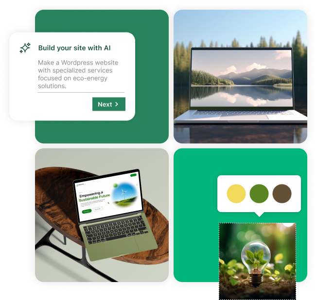 GreenGeeks: Creador de Sitios Web con IA
