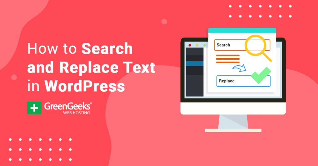 Search and Replace Text in WordPress
